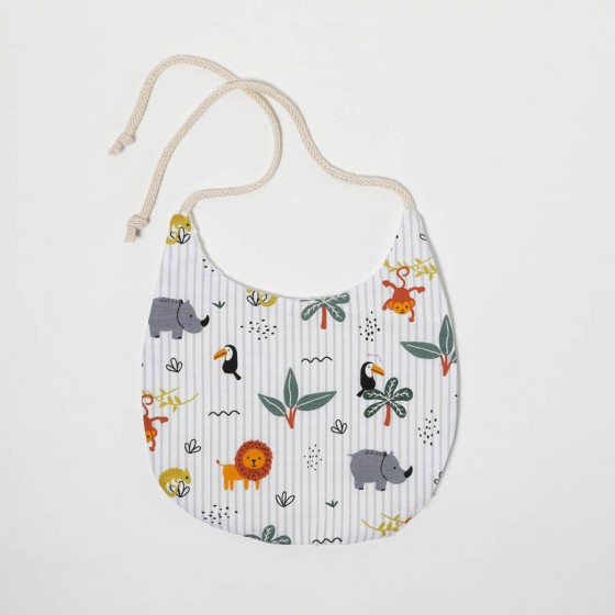 Κλασσική σαλιάρα με ζωάκια...