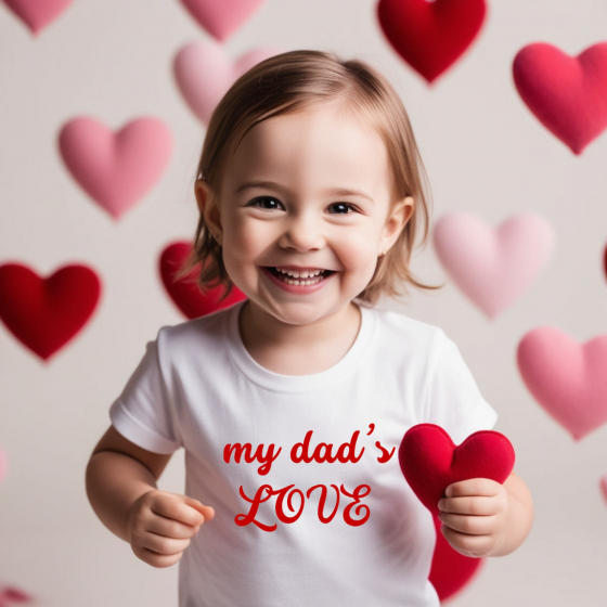 T-shirt my dad's LOVE
