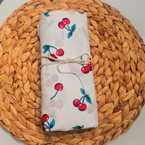 Σεντόνι κούνιας,κερασάκια