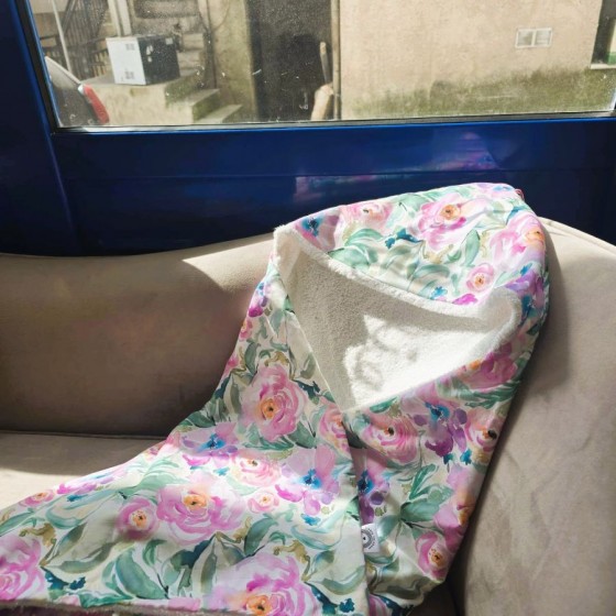 Βρεφικό μπουρνούζι Floral