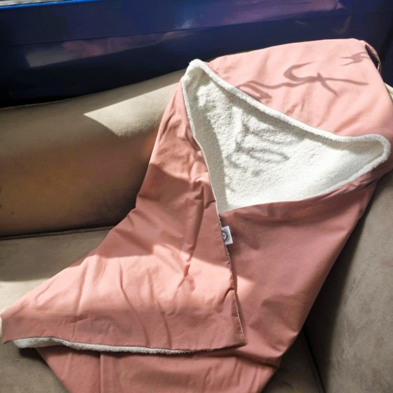 Βρεφικό μπουρνούζι Dusty Pink