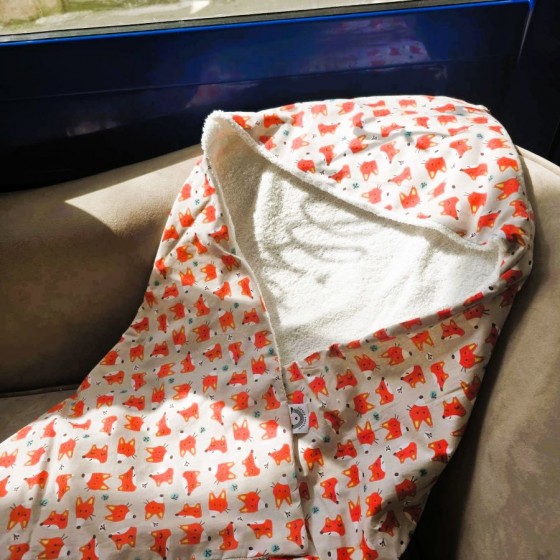 Βρεφικό μπουρνούζι Foxes