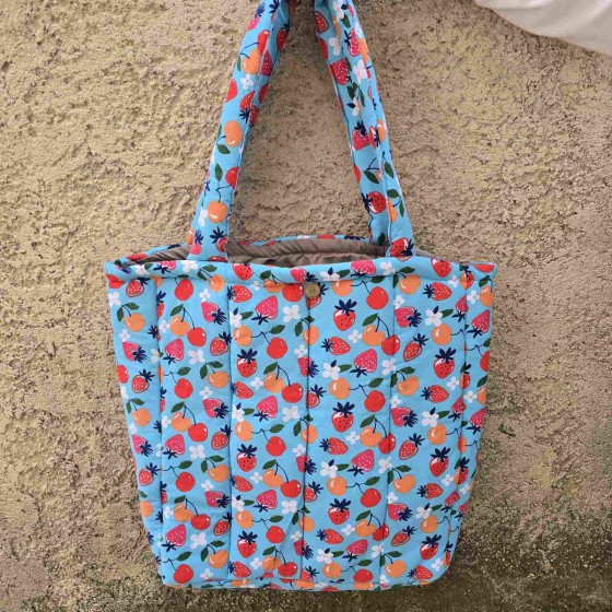 Tσάντα Παραλίας Fruit Γαλάζιο