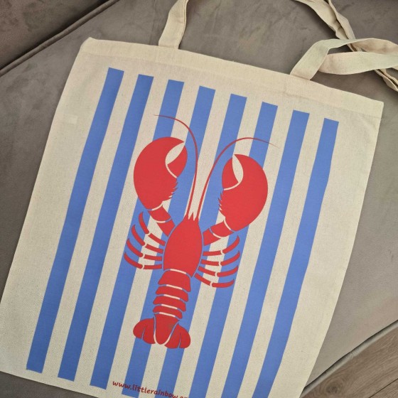 Tote Bag "Blue Lobster"